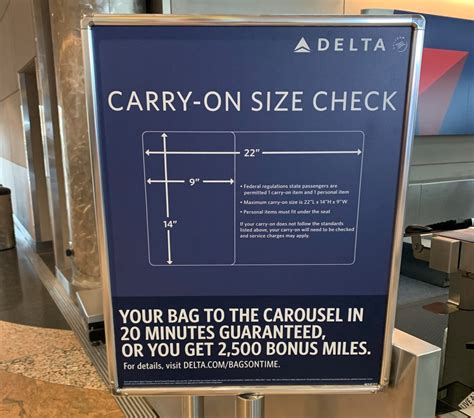 carry on dimensions delta